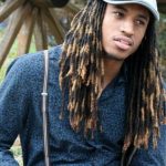 Colored Dread Long Hairstyles for Black Men
