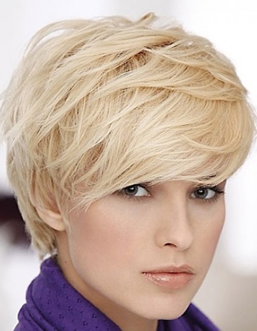 Long Layered Pixie wavy pixie cuts