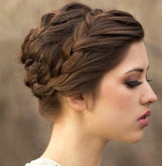 The Classy Updo French Braid Hairstyles