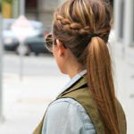 Two Braid with a Ponytail French Braid Hairstyles for Women