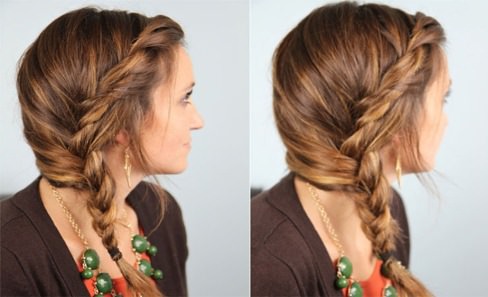 Twisted Braid haircuts for teenage girls