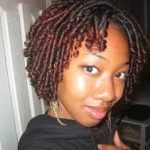 Straw Set twist hairstyles for natural hair