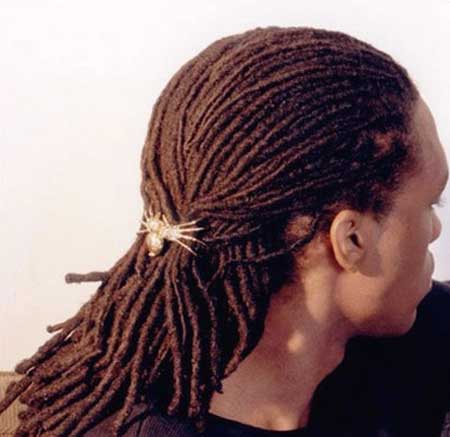 Low Pony Long Hairstyles for Black Men