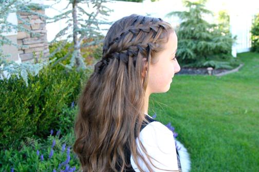 Double Side Braid haircuts for teenage girls