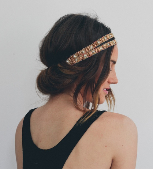Headband Hairstyles for Long Thick Hair