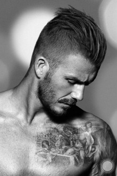 Funky undercut ideas from David Beckham Hairstyles