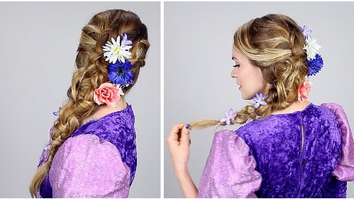 Rapunzel’s Braid haircuts for teenage girls