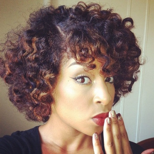 Two Tone Twist twist hairstyles for natural hair