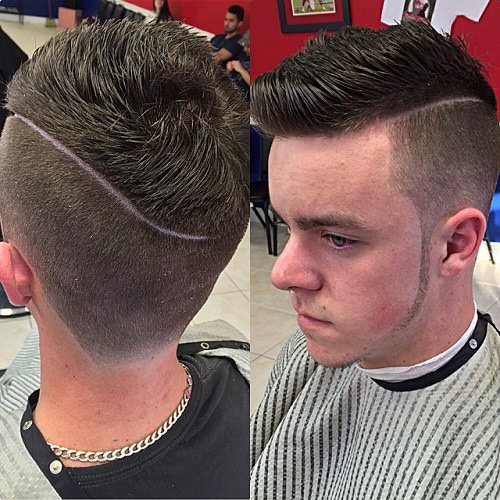 Side Part Undercut haircuts for men 