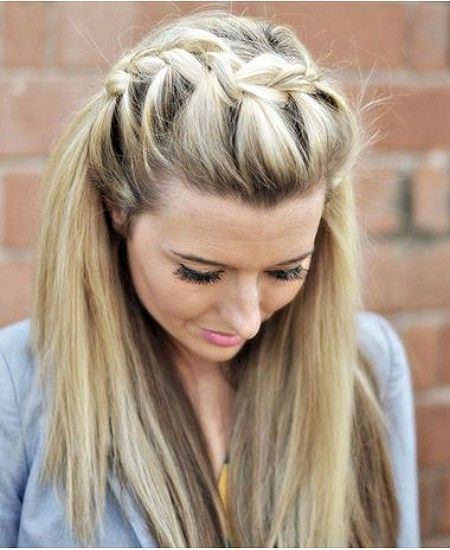 The Simplest One for Long Hair French Braid Hairstyles