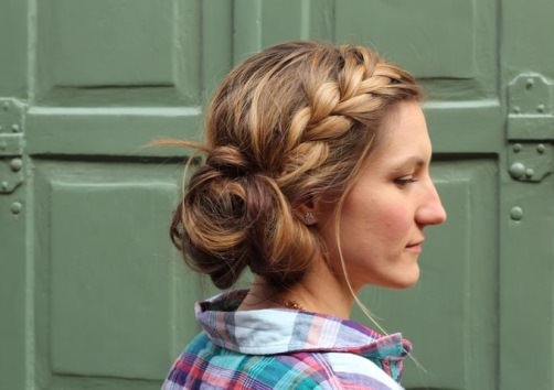 Messy Updo with Beautiful Curls Messy Updos for Long Hair