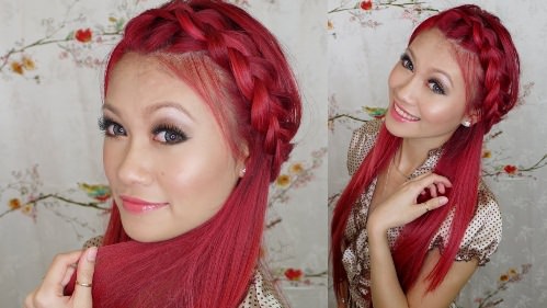 Get the Party Look Side Braid Hairstyles