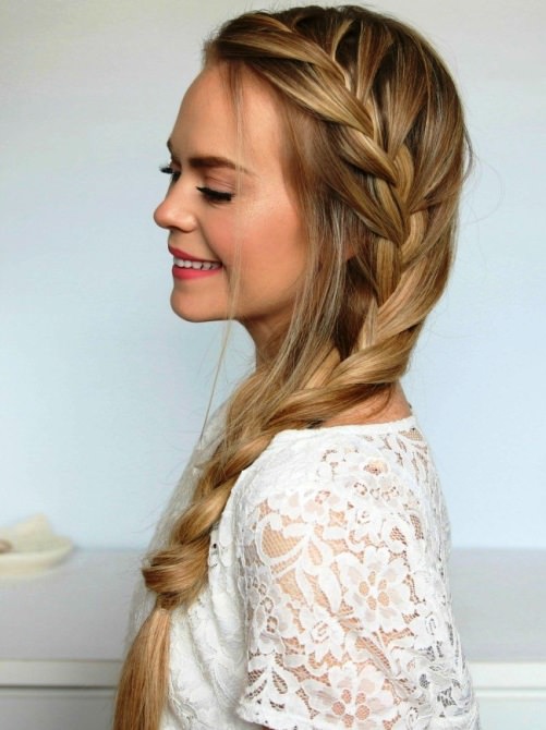  Side French Braid haircuts for teenage girls