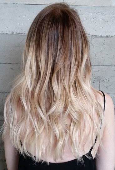 Beach Waves-Blonde balayage looks