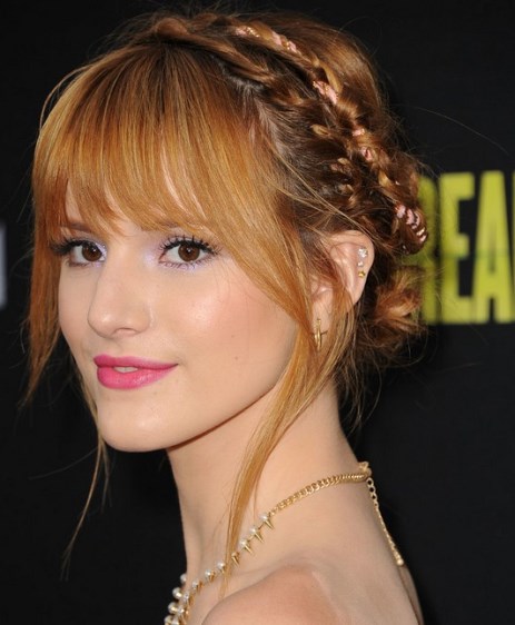 Bella Thorne Braids- Greek godess braids