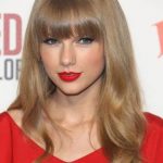 Blunt Bangs and Soft Curls Celebrity Hairstyles