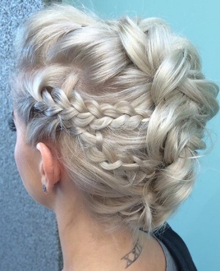 Bold Braided Updo- Classy updos