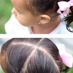 Bow Ponytail- Baby girl hairsstyles