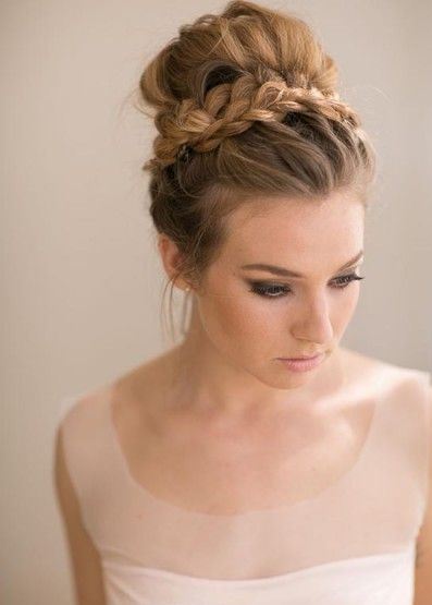 Braided Crown Bun- Festive Hairstyles