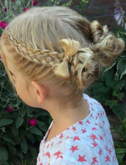 Braids, Buns and Bows- Braided pigtail hairstyles