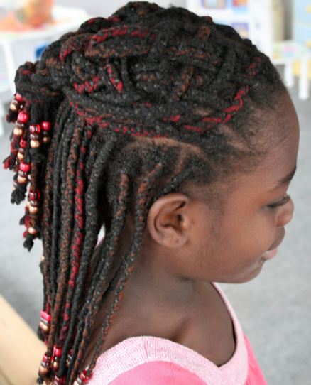 Braids for Long Hair- Black kids haircuts and hairstyles