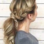 Charmingly Soft Ponytail- French braid ponytails