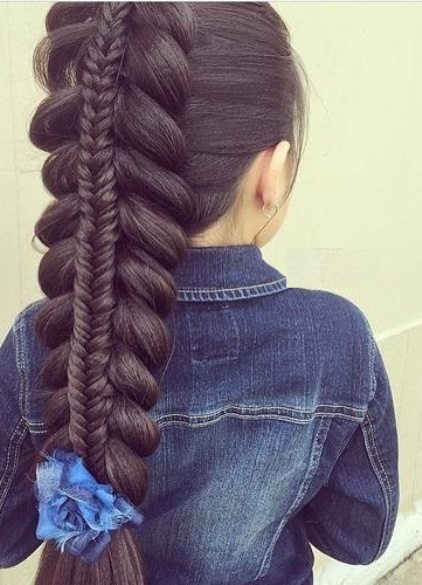 Chunky Lacy cute Braids for kids