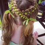 Criss- Crossed Low Ponytail- Braided pigtail hairstyles