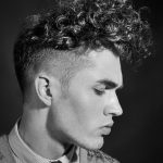 Curly-Cue Mohawk- Curly hairstyles for men