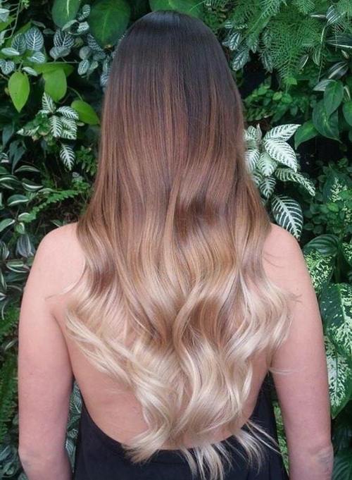 Curly Caramel Hairstyle- Blonde balayage looks