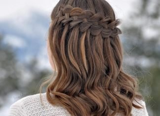 15 Elegant Waterfall Braid Styles Date Night Style Waterfall Braid Styles