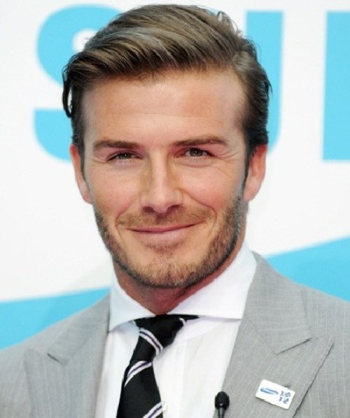 David Bekham Style Comb Over Hairstyles for Men