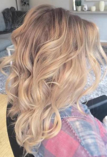 Different Hues for Thin Hair- Blonde balayage looks