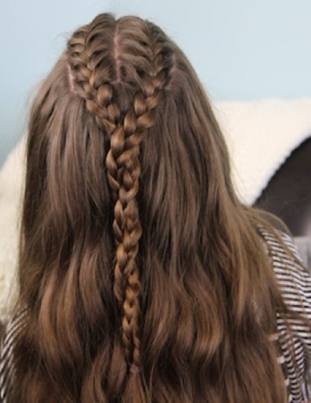 Double French Braid and Twist- Cute Braids for kids