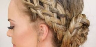 15 Cute Braided Bun Hairstyles Double Side-Braid Bun Hairstyle Braided Bun Hairstyles