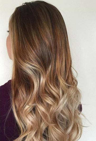 Dramatic Long Curls- Blonde Balayage looks