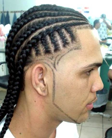 Dreadlocked Rows- Dreadlocks styles for men