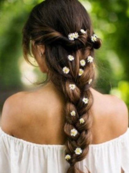 Bella Thorne Braids- Greek godess braids