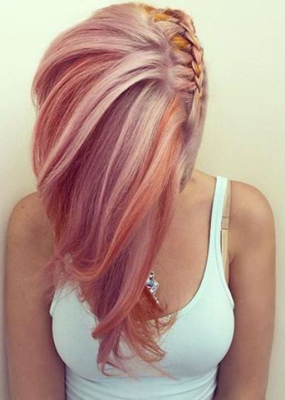 Exquisite Pastel Pink Hairstyles