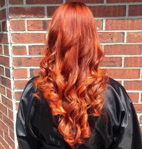 Fiery Ringlets Ideas for Red Hair
