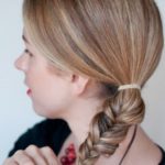 Finish the Hairstyle to make fishtail braid hairstyle