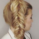 Fishtail Braid Side Ponytail- Side ponytail hairstyles