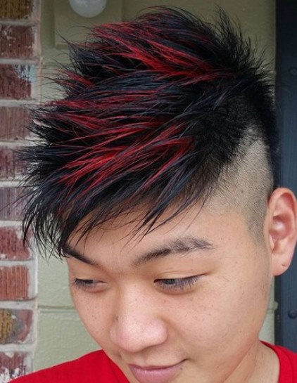 Spiked Style- Ideas for Asian men hairstyles