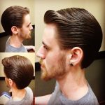 Gelled Quiff Hairstyle Hairstyles for Men with Round Faces