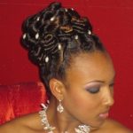 Gorgeous Updo twist hairstyles for natural hair