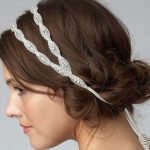 Greek Style Messy Updo- Wedding hairstyles for medium hair