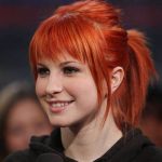 Hayley Williams Red Ponytail Ponytails with Bangs