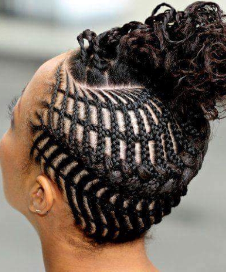 Intricate Pattern- Black braid hairstyles