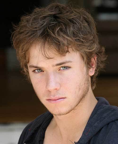 Jeremy Sumpter Blonde Messy Hair Men-Messy Hairstyles