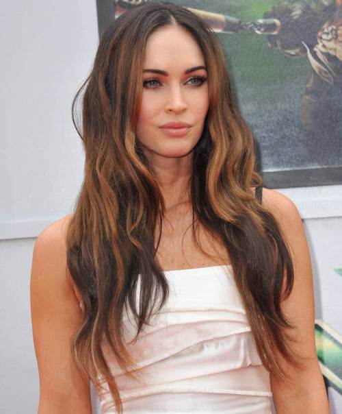 Layered Hair with Golden Copper Highlights Long Brown Hairstyles and Haircuts